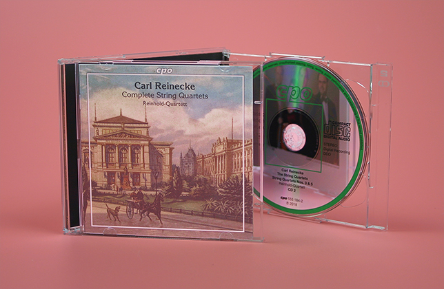 CD-Cover Carl Reinecke Streichquartette
